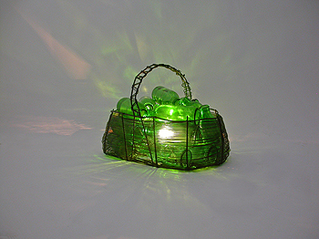 Odessa green, light object